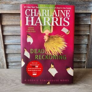 🔥 Charlaine Harris Dead Reckoning Hardback Book Dust Jacket True Blood